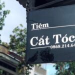 biển vẫy cắt tóc nam