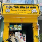 giá làm bảng hiệu trà sữa