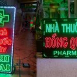 biển vẫy hộp đèn led quầy thuốc tây