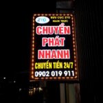 biển vẫy led âm bản