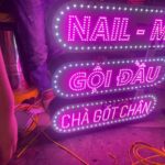 biển vẫy led nail