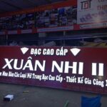 làm biển chữ nổi mica gắn đèn led