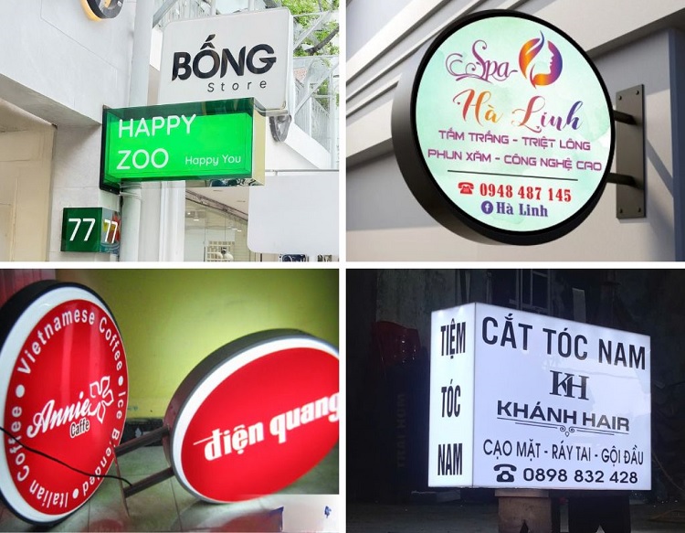 báo giá hộp đèn hút nổi