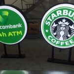 hộp đèn mica dán decal 2 mặt