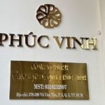 chữ nổi inox dán tường